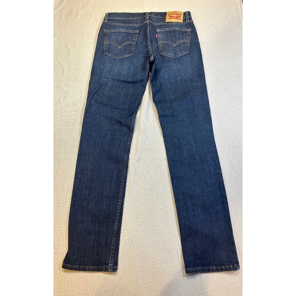 Levis 511 Slim Fit Jeans Mens 33x34 Dark Wash Indigo Denim 04511-1150